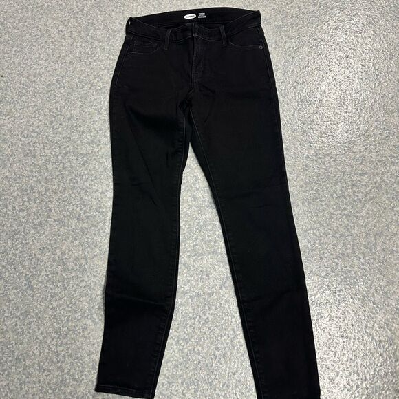 NWOT Old Navy ROCKSTAR super skinny Jeans - black - size 2 (with stretch!) - Picture 1 of 3